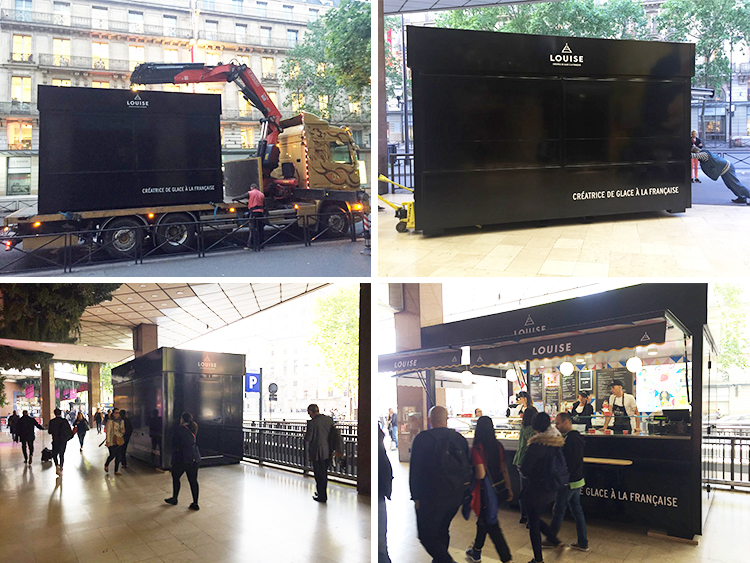 installation glacier Louise